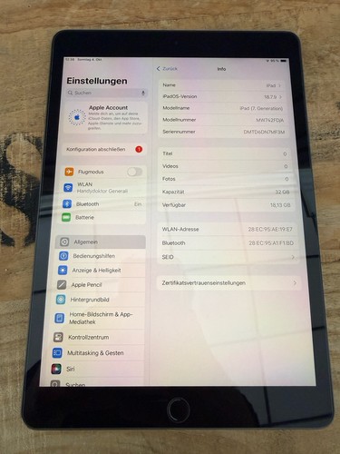 Apple ipad gen - ipad, 7.